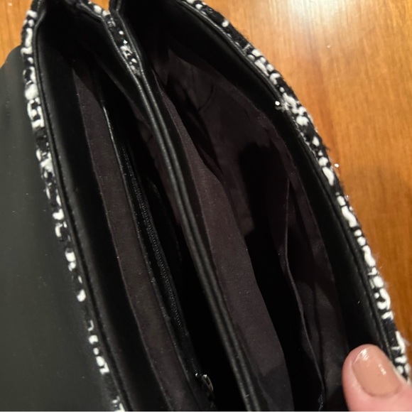 Badgley Mischka Bouclé Tweed Shoulder Bag - Picture 9 of 12